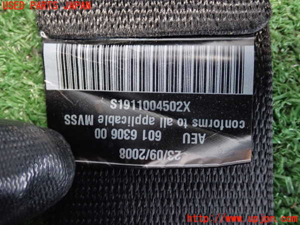 2UPJ-9238047075]BMW 525i(NU25)助手席シートベルト 中古 (E60)_5
