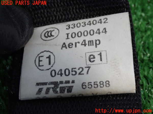 2UPJ-9238047155]BMW 525i(NU25)右2列目シートベルト 中古 (E60)_4