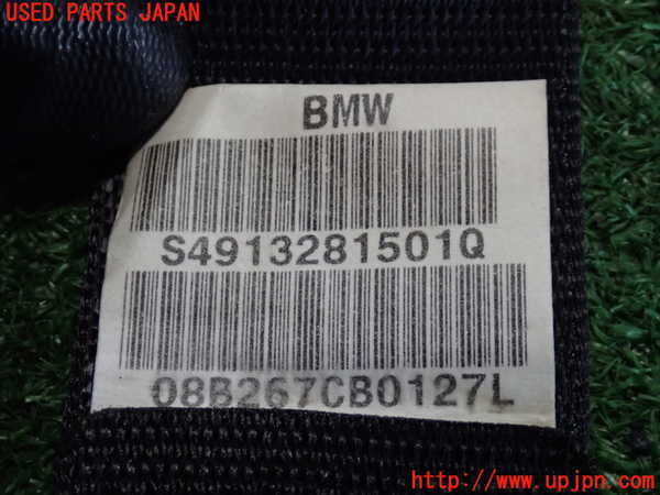 2UPJ-9238047185]BMW 525i(NU25)左2列目シートベルト 中古 (E60)_3
