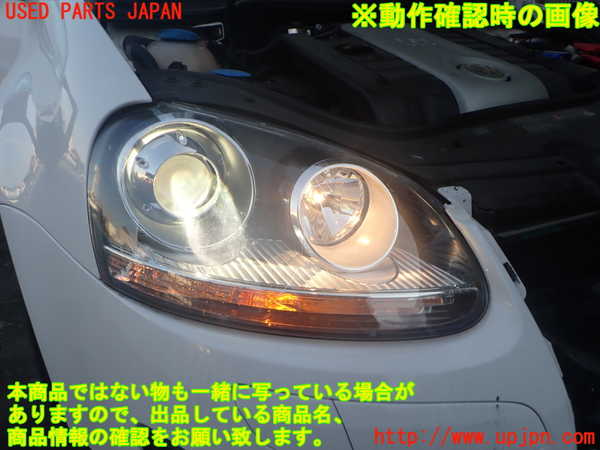 2UPJ-9238051130]VW ゴルフ GTI(1KAXX)右ヘッドライト HID 中古_4