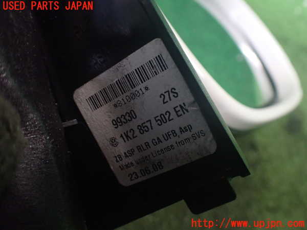 2UPJ-9238051210]VW ゴルフ GTI(1KAXX)右ドアミラー 中古_5