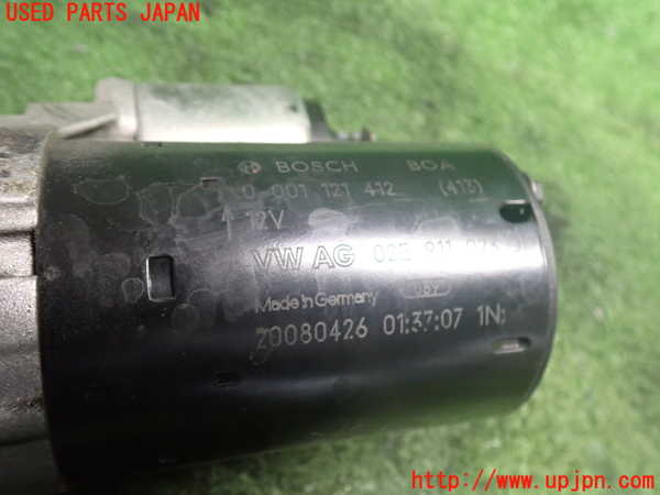 2UPJ-9238056010]VW ゴルフ GTI(1KAXX)セルモーター 中古_3