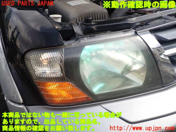 1UPJ-9238061130]パジェロ(V75W)右ヘッドライト HID 中古_5