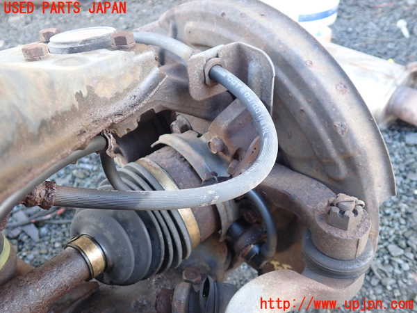 1UPJ-9238064295]パジェロ(V75W)左フロントナックルハブ 中古_2