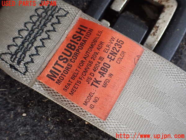 1UPJ-9238067275]パジェロ(V75W)左3列目シートベルト 中古_2