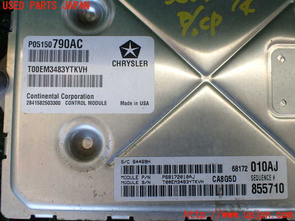 1UPJ-9238076110]ジープ・グランドチェロキー(WK36TA)エンジンコンピューター 中古_2