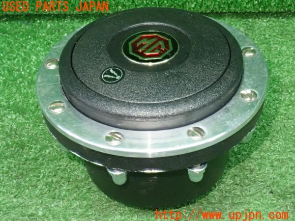 3UPJ=9238080618]MG ミジェット Mk-3(型式不明)Moto-Lita モトリタ ステアリングボス ホーンボタン セット 中古_3