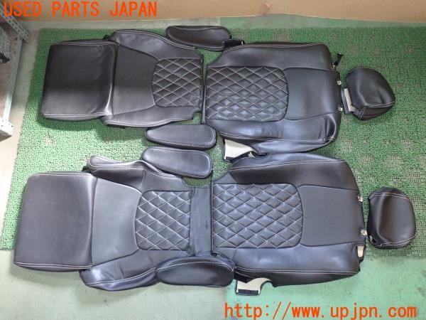 3UPJ=9238100608]ヴェルファイア(ANH20W)前期 社外 シートカバー 7人乗り 中古_3