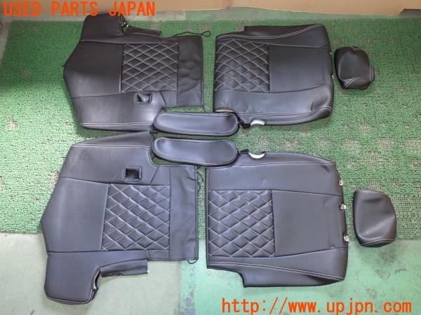 3UPJ=9238100608]ヴェルファイア(ANH20W)前期 社外 シートカバー 7人乗り 中古_4