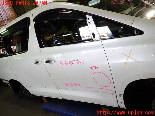 1UPJ-9238101230]ヴェルファイア(ANH20W)右前ドア 中古 NSG M5O5 43R-00012_2