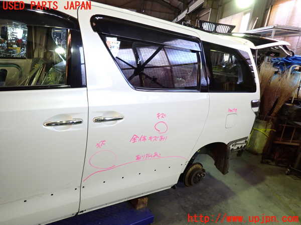 1UPJ-9238101320]ヴェルファイア(ANH20W)左後ドア 中古 AGC M2L4_2