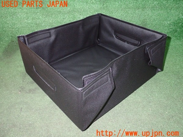 3UPJ=9238120634]BMW X3(WX20 F25)純正 51483411744 ラゲッジコンパートメントボックス 折り畳み 収納ボックス ラゲッジネット付き 中古_2