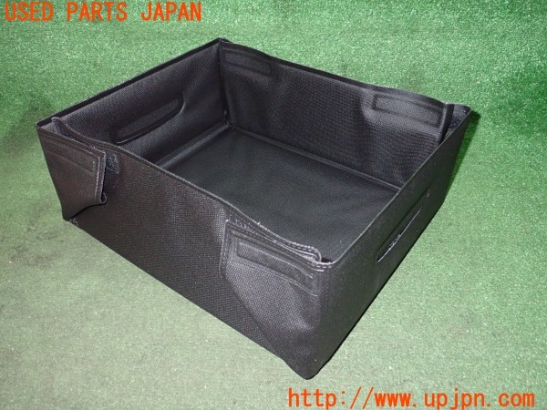 3UPJ=9238120634]BMW X3(WX20 F25)純正 51483411744 ラゲッジコンパートメントボックス 折り畳み 収納ボックス ラゲッジネット付き 中古_3