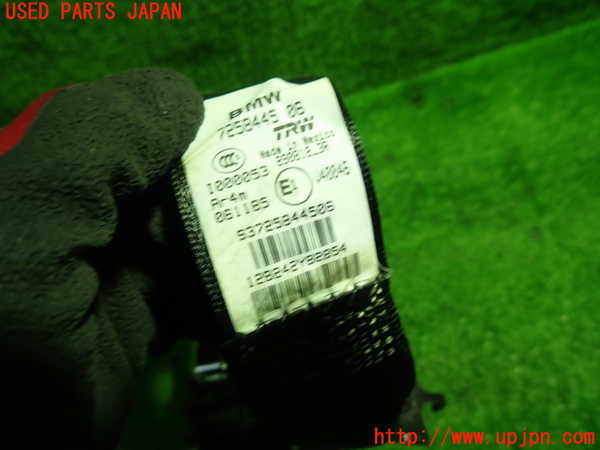 1UPJ-9238127185]BMW X3 F25(WX20)左2列目シートベルト 中古_2
