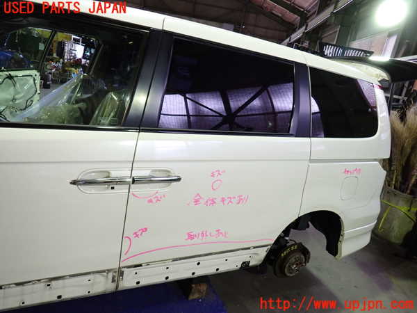 1UPJ-9238151320]エリシオン(RR1)左後ドア AGC M2L3 中古_2