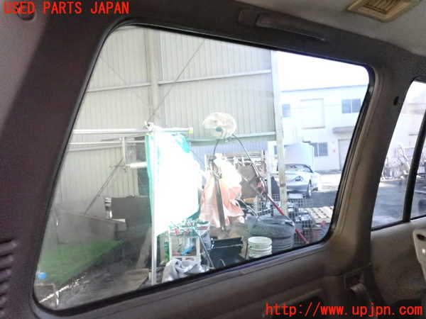 1UPJ-9238161382]パジェロ(V45W)左クォーターガラス ASAHI M2L4 中古_2