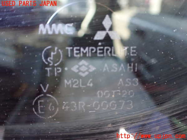 1UPJ-9238161382]パジェロ(V45W)左クォーターガラス ASAHI M2L4 中古_3