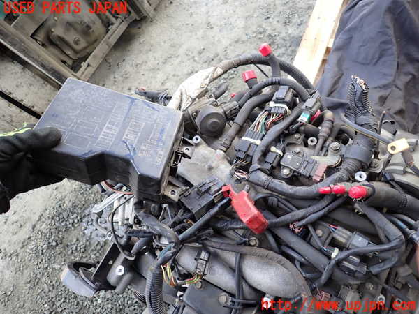 1UPJ-9238162010]パジェロ(V45W)エンジン 6G74 4WD 中古_3