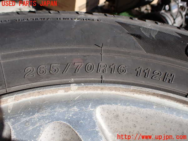 1UPJ-9238169033]パジェロ(V45W)タイヤ　ホイール　1本③ 265/70R16 中古_2