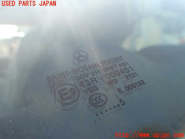 1UPJ-9238171195]ベンツ ビアノ(Viano) W639(639811)フロントガラス 中古 SAINT-GOBAIN SEKURIT M107 43R-000451_2