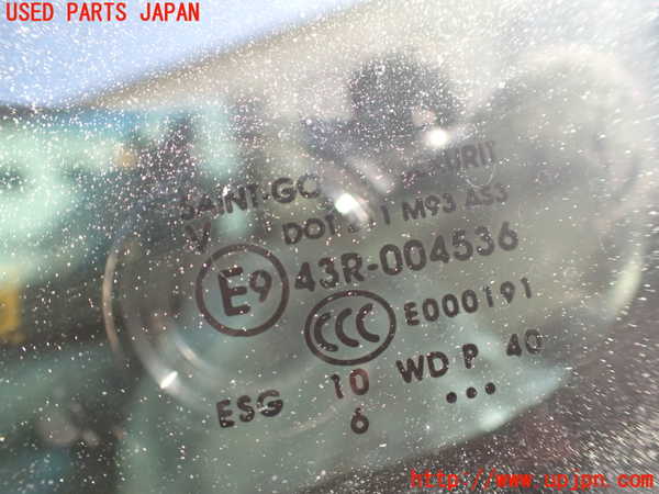 1UPJ-9238171320]ベンツ ビアノ(Viano) W639(639811)左後ドア 中古 SAINT-GOBAIN SEKURIT M93 43R-004536_4