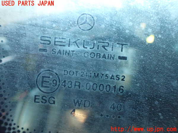 1UPJ-9238171200]ベンツ ビアノ(Viano) W639(639811)右フロント三角窓ガラス 中古 SAINT-GOBAIN SEKURIT M75 43R-000016_2