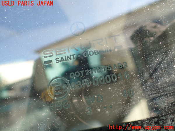 1UPJ-9238171382]ベンツ ビアノ(Viano) W639(639811)左クォーターガラス 中古 SAINT-GOBAIN SEKURIT M75 43R-000016_3