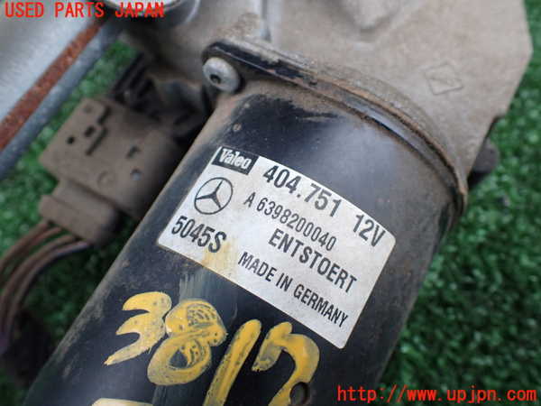 1UPJ-9238176770]ベンツ ビアノ(Viano) W639(639811)フロントワイパーモーター 中古_2