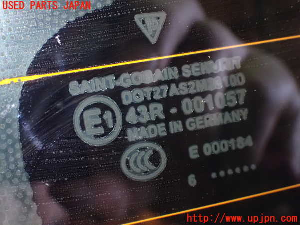 1UPJ-9238191566]ポルシェ・ケイマン(98721)バックドア リアゲート ハッチ SEKURIT M23100 中古_4