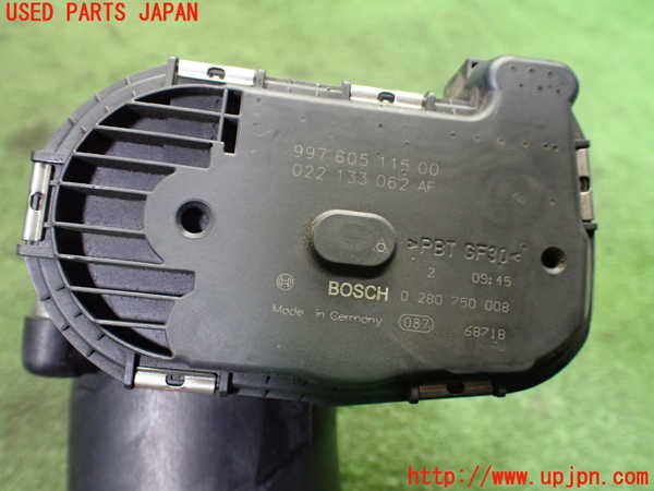 1UPJ-9238192250]ポルシェ・ケイマン(98721)スロットルボデー 中古_5