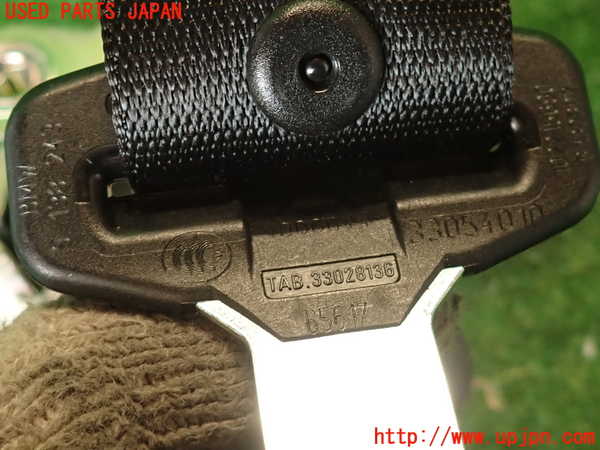 2UPJ-9238227075]BMW 335i クーペ E92(WB35)助手席シートベルト 中古_5