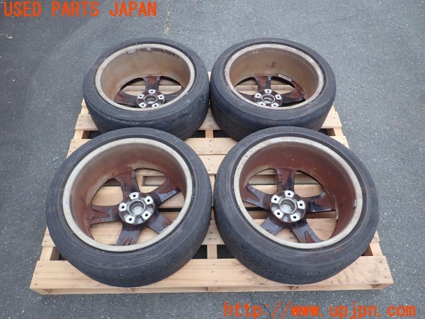 3UPJ=9238230921]ポルシェ カイエン ターボ(9PA50A 955型)純正 ホイール 20×9J +60 PCD130 5穴 4本 中古_5