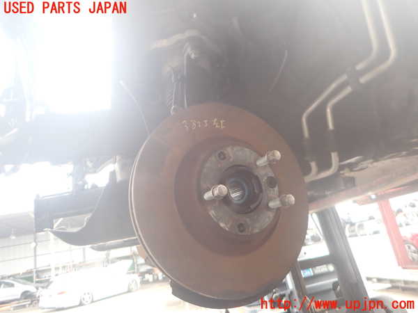 2UPJ-9238234295]ポルシェ・カイエン ターボ(9PA50A)左フロントナックルハブ 中古_2