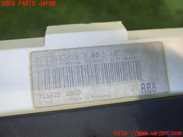2UPJ-9238236170]ポルシェ・カイエン ターボ(9PA50A)スピードメーター 中古_3