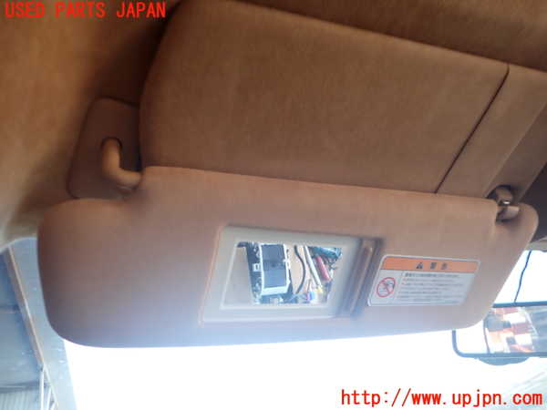 2UPJ-9238237630]ポルシェ・カイエン ターボ(9PA50A)室内サンバイザー左側 中古_2