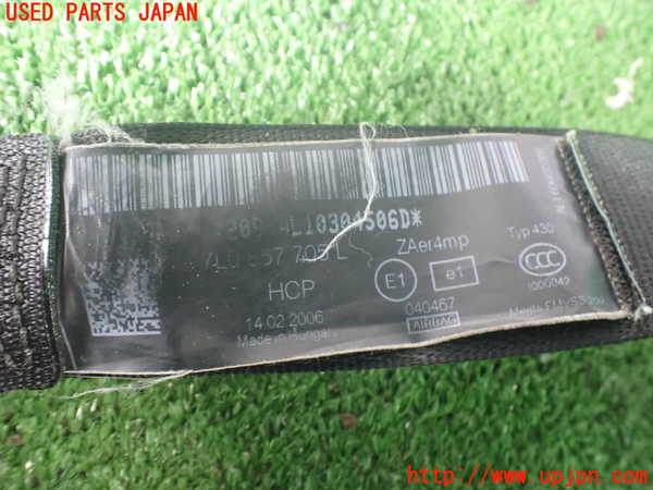 2UPJ-9238237075]ポルシェ・カイエン ターボ(9PA50A)助手席シートベルト 中古_2