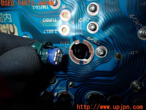 3UPJ=9238250538]ランドクルーザー80(FZJ80G)後期 純正 83200-60380 スピードメーター 青LED 中古_4