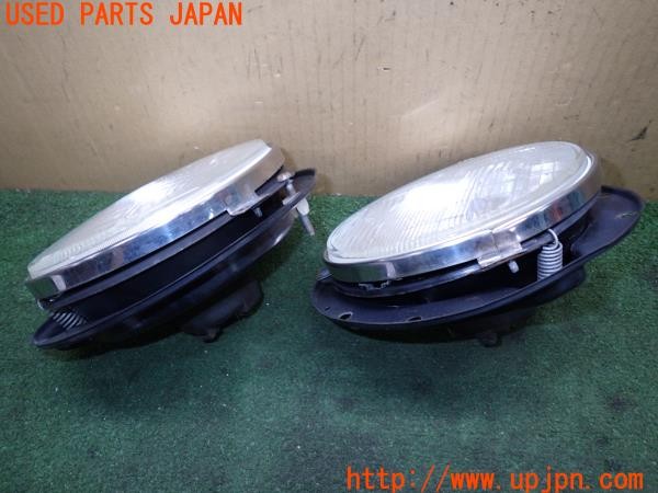3UPJ=9238250561]ランドクルーザー80(FZJ80G)後期 KOITO 110-33665 ヘッドライト 丸目 60フェイス車両 中古_3
