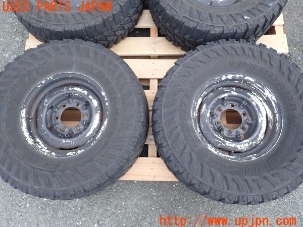 3UPJ=9238250916]ランドクルーザー80(FZJ80G)後期 トヨタ純正 ホイール 15×5.5JJ PCD139.7 6穴 4本 輸出用 中古_2