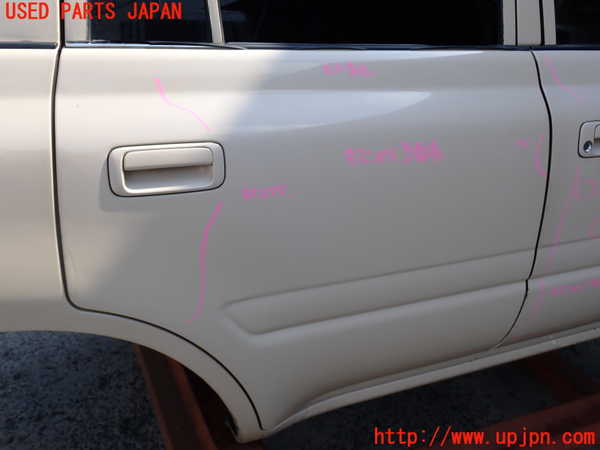 2UPJ-9238251290]ランクル80系(FZJ80G)右後ドア 中古 ASAHI M283 43R-00033_3