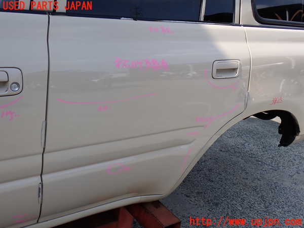 2UPJ-9238251320]ランクル80系(FZJ80G)左後ドア 中古 ASAHI M284 43R-00034_3