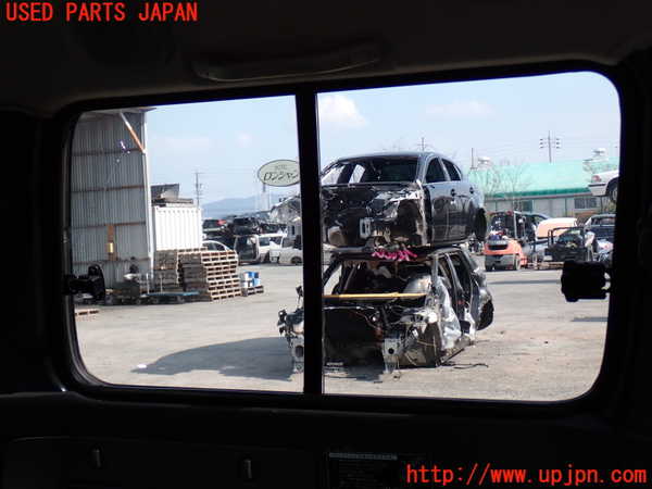 2UPJ-9238251382]ランクル80系(FZJ80G)左クォーターガラス 中古 ASAHI M284 43R-00034_3