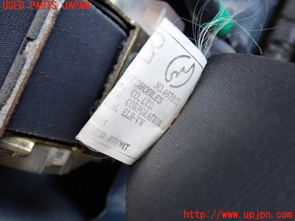 2UPJ-9238257075]ランクル80系(FZJ80G)助手席シートベルト 中古_3