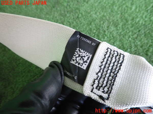 2UPJ-9238267155]BMW 740i(YA30)右2列目シートベルト 中古 (F01)_2