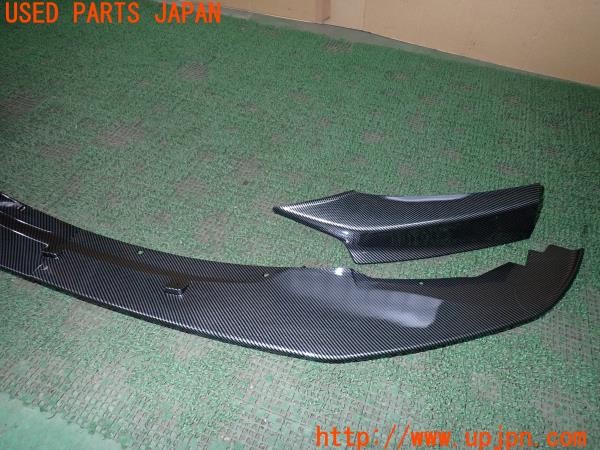 3UPJ=9238270046]BMW M135i(1B30 F20)前期 社外 カーボン調 フロントアンダースポイラー 左右2分割タイプ 未使用品? 中古_3