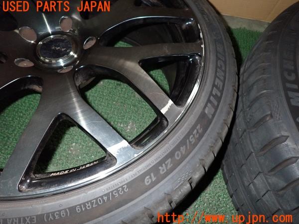 3UPJ=9238270907]RAYS WALTZ FORGED S7 タイヤホイール 19×8J+45 9J+50 PCD120 5穴 MICHELIN PILOT SPORT 5 225/40 255/35ZR19 4本 中古_2