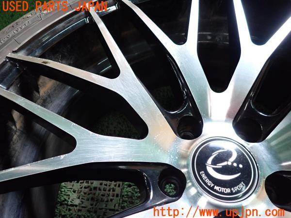 3UPJ=9238280961]ENERGY MOTOR SPORT Individual5 タイヤホイール 20×8.5J +21 PCD112 5穴 MICHELIN PILOT SPORT4S 245/40ZR20 1本 中古_2