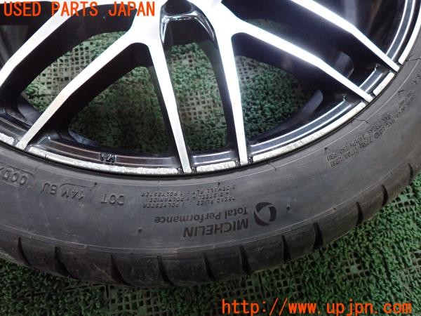 3UPJ=9238280961]ENERGY MOTOR SPORT Individual5 タイヤホイール 20×8.5J +21 PCD112 5穴 MICHELIN PILOT SPORT4S 245/40ZR20 1本 中古_3