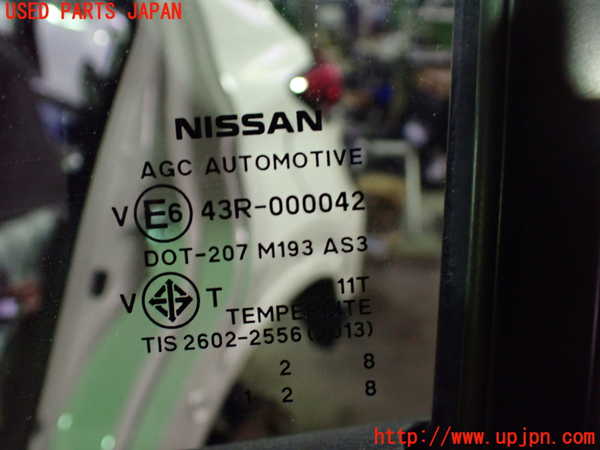 1UPJ-9238311320]キックス(P15)左後ドア 中古 AGC M193 43R-000042_4