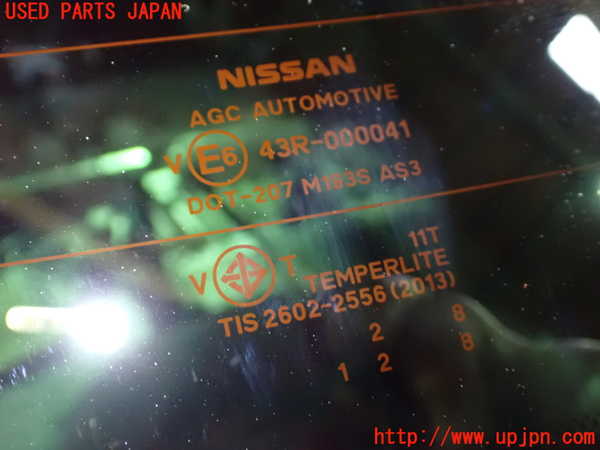 1UPJ-9238311566]キックス(P15)バックドア リアゲート ハッチ 中古 AGC M193S 43R-000041_5